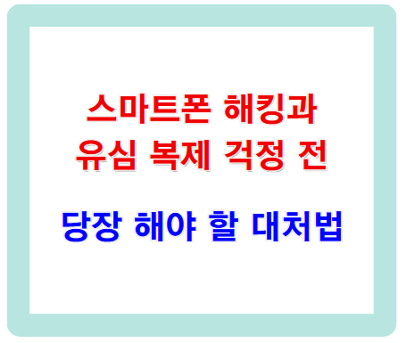 스마트폰 해킹과 유심 복제 걱정 전에 당장 해야 할 대처법
